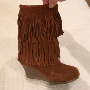 Minnetonka Fringe Boot